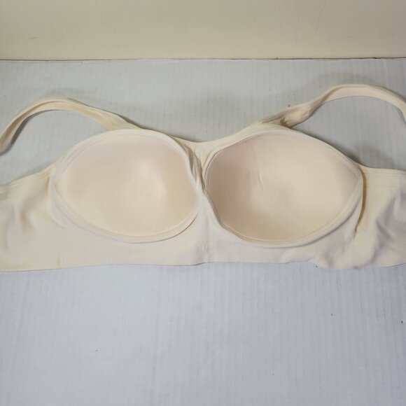 Truekind Beige Daily Comfort Wireless Shaper Bra #10022 Size L - Picture 3 of 4